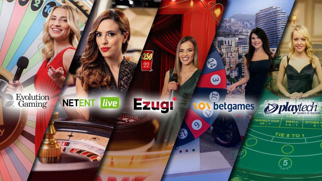 Top 5 Live Dealer Casino Game Providers | Best of 2024