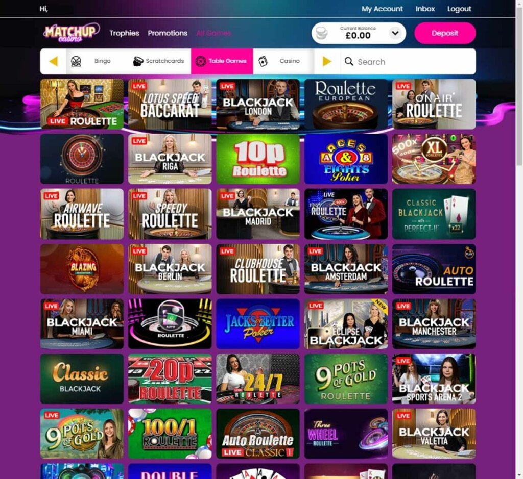 matchup-Casino-desktop-preview-live-casino