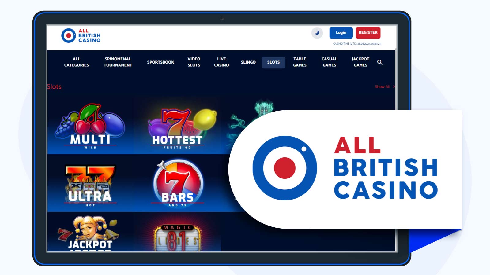 All British Casino Free Spins Book of Dead