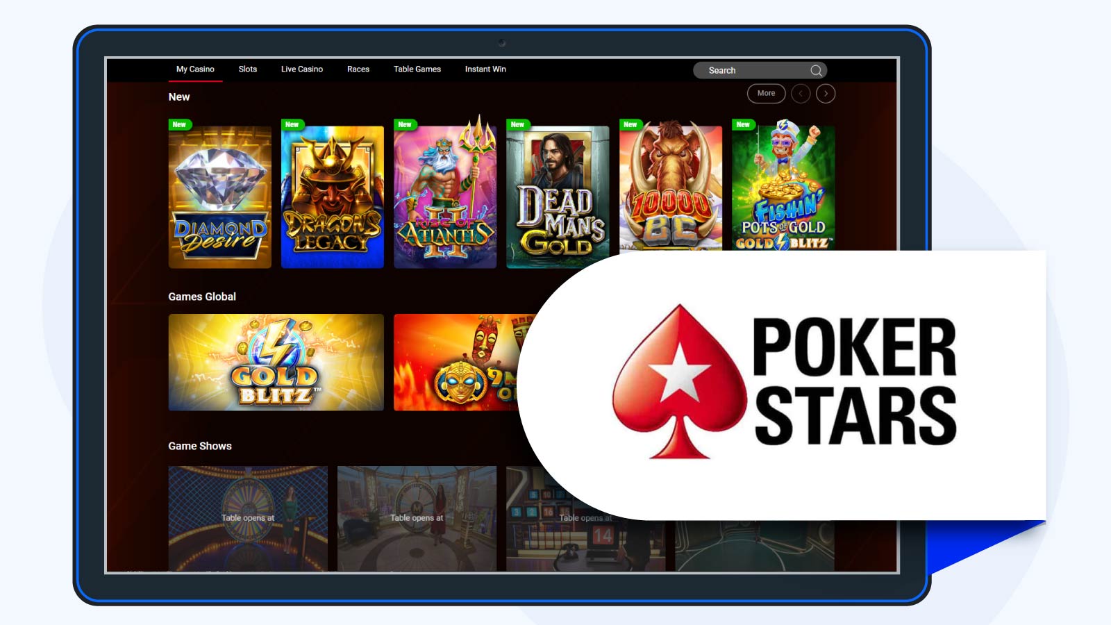 PokerStars Casino - Casino with Full-house of jackpots