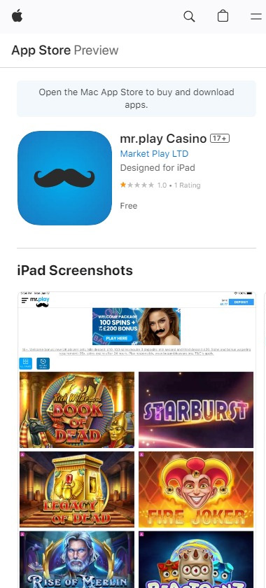 mr play-casino-mobile-app-ios-homepage