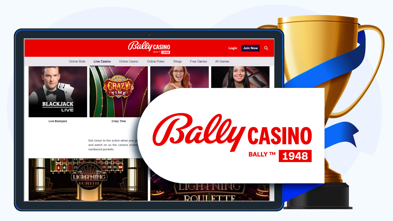 Bally Casino Best Online Live Casino Overall
