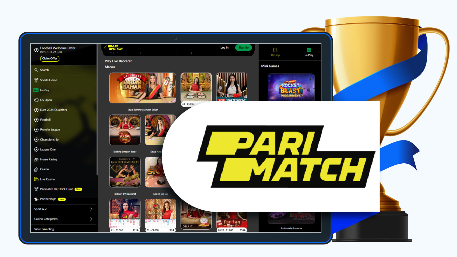 Parimatch – our best overall baccarat casino