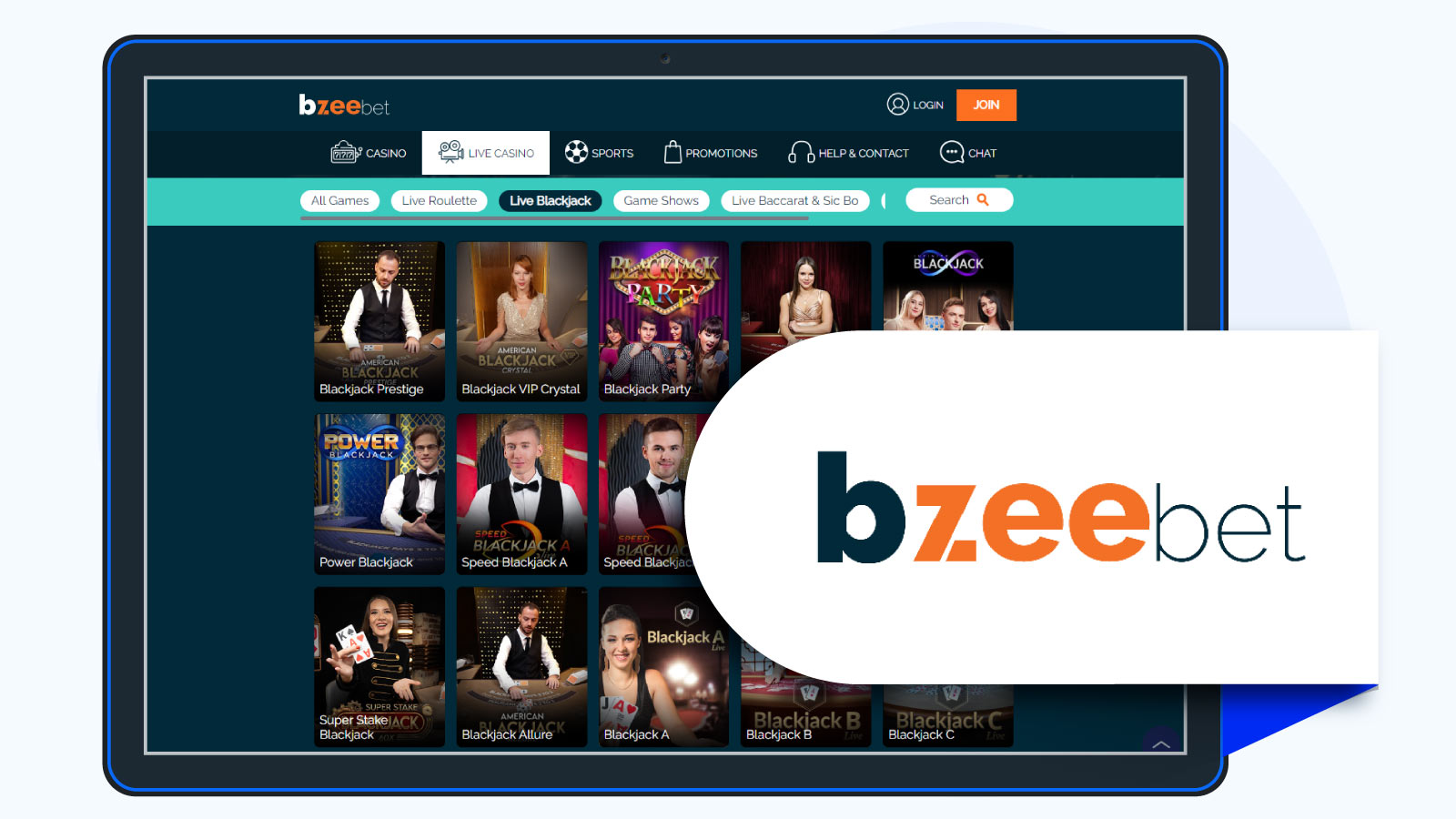 BzeeBet Casino Best Real Money Blackjack Site for High Bets