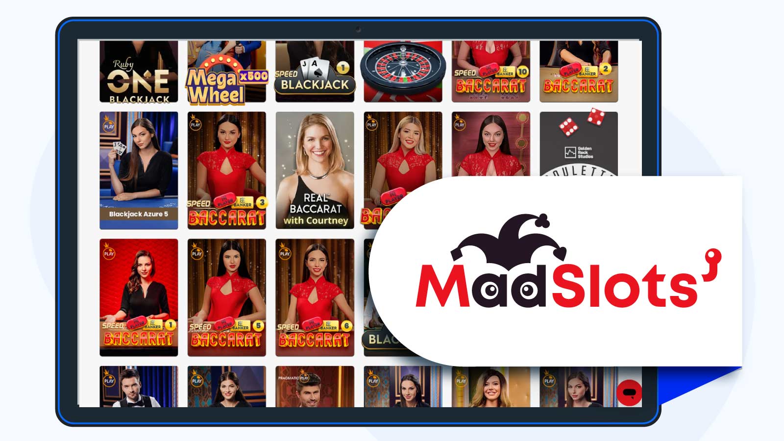 Madslots – our runner-up baccarat casino