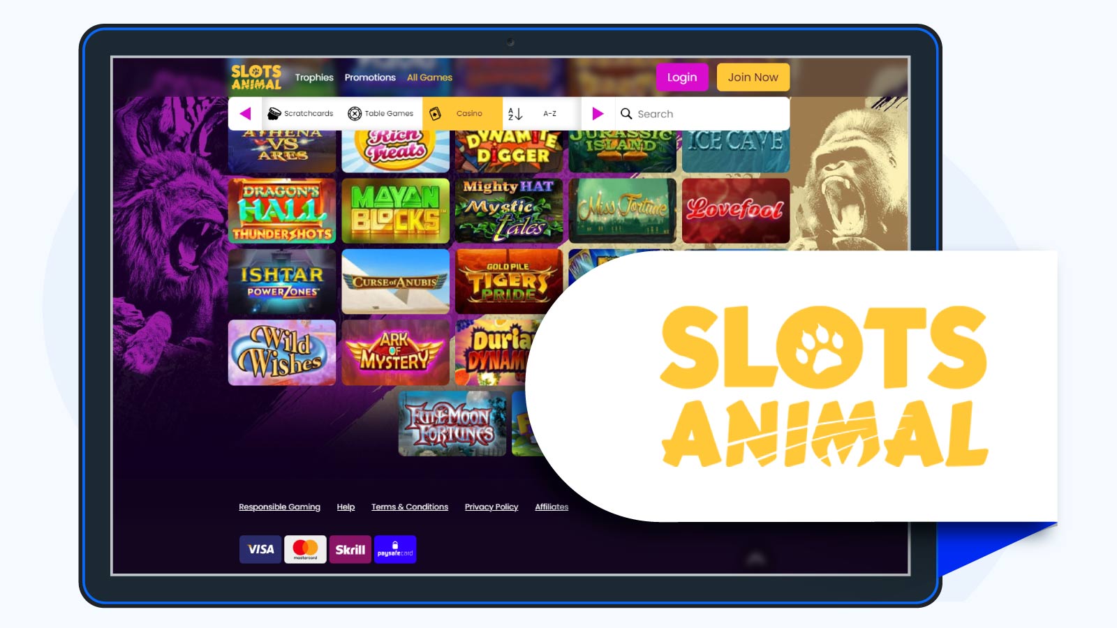 Slots Animal Casino - Best Runner-Up Casino