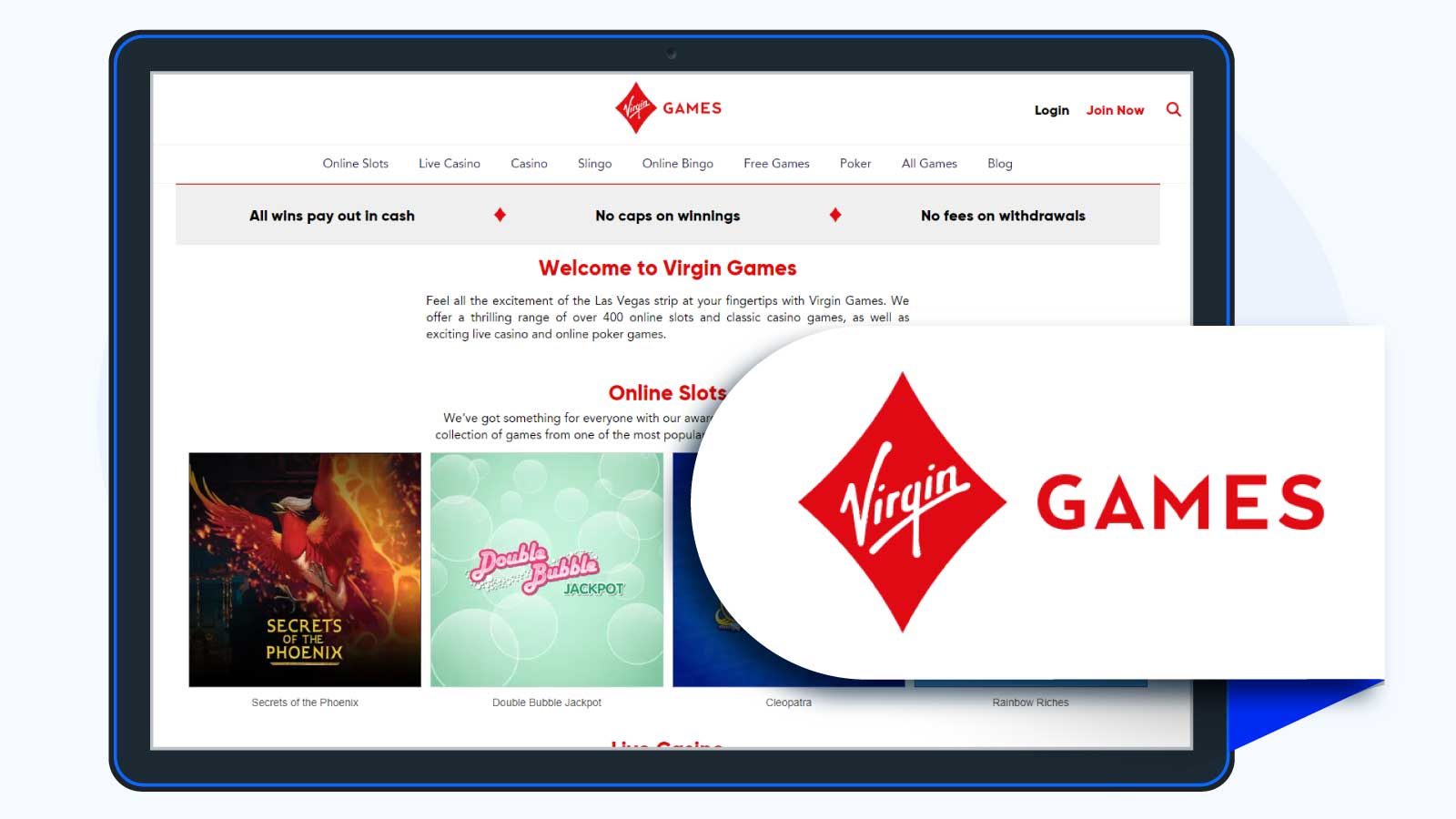 Virgin Games Casino– Top Rated Pragmatic Play Casinos for its Loyalty Program