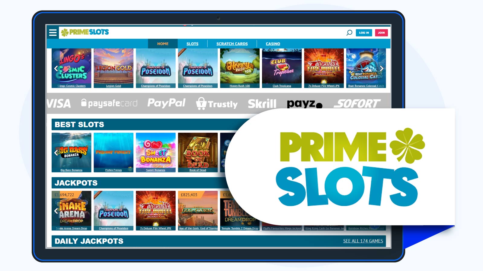 prime slots 50 free spins