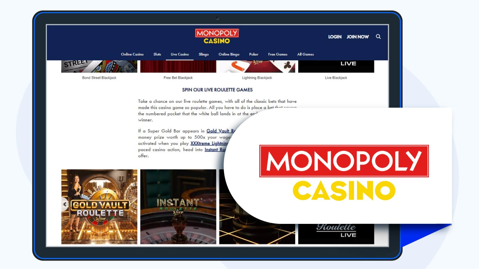Monopoly-Casino Live-Online-Roulette-Bonuses