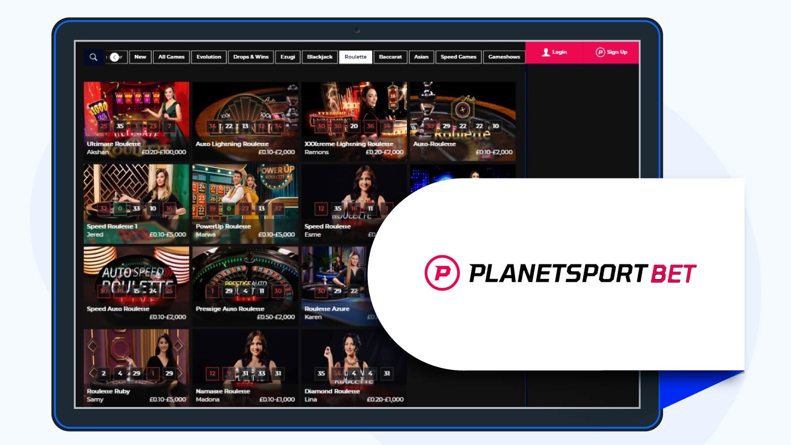 Planet-sport-bet-Casino Live-Online-Roulette-Bonuses