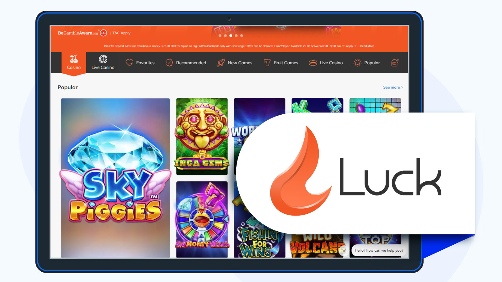 Luck.com Casino – Best PayPal Casino
