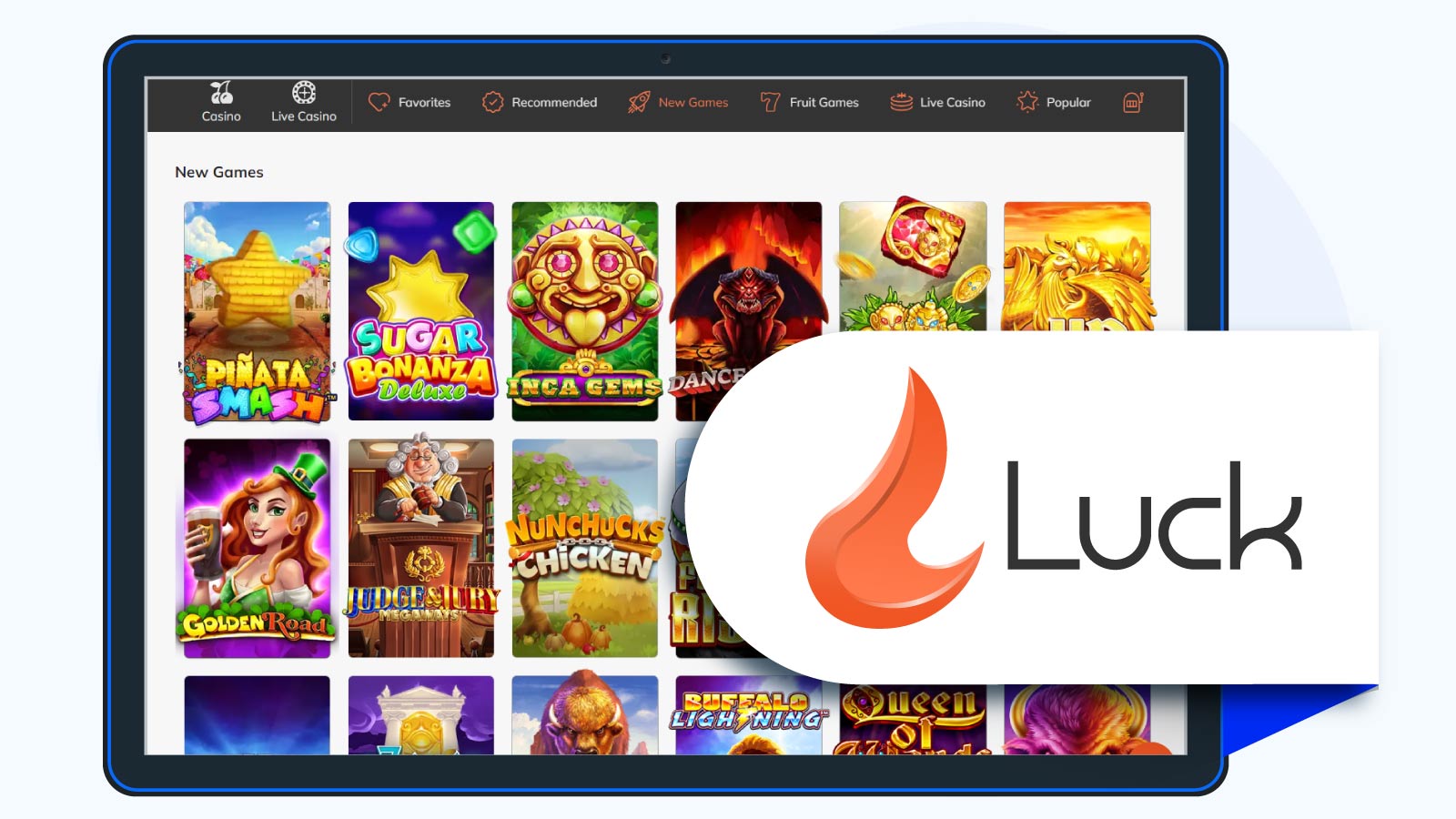 Luck.com – Editor’s Choice for the Best Slot Site UK