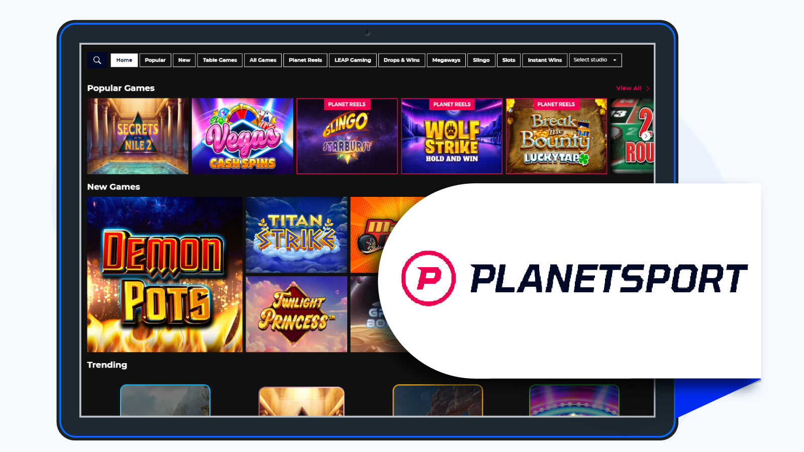 Planet Sport Bet- Trending Instant Withdrawal Casino UK with Live Dealer Games