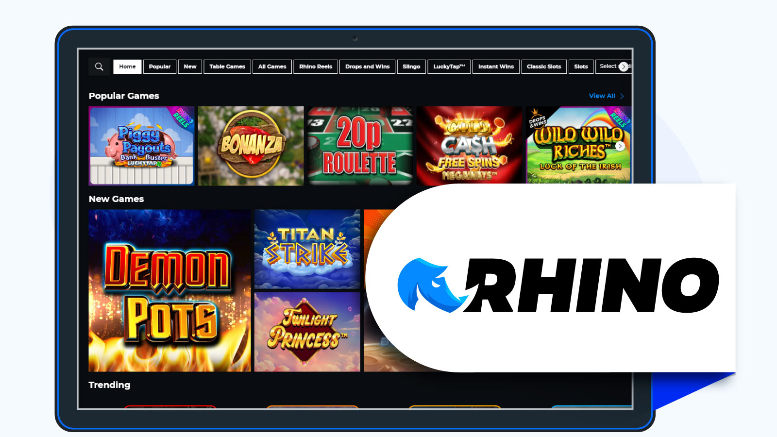 Rhino Casino – Suitable pick for high-rollers