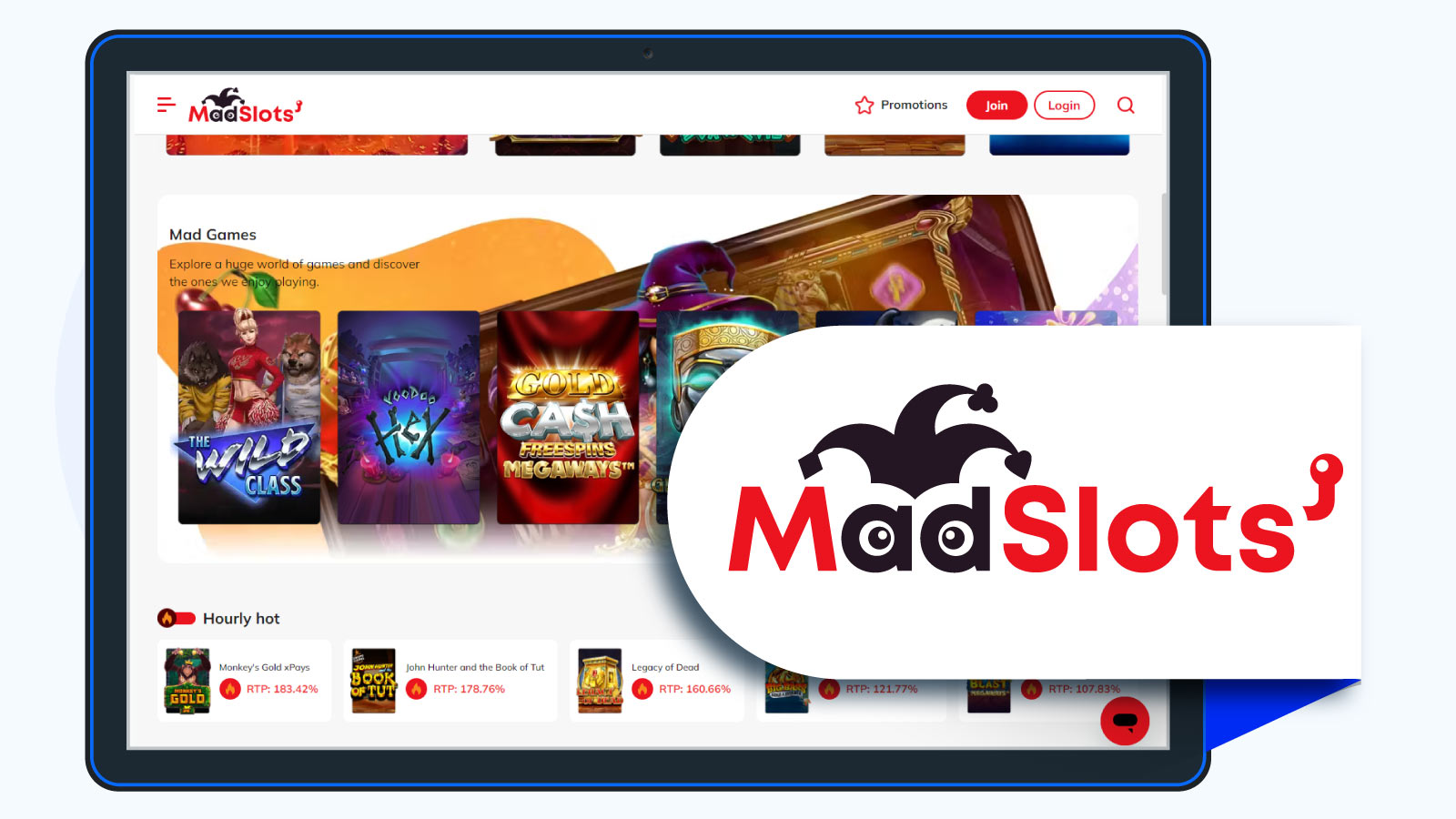 MadSlots – Best for a Variety of Fast Payment Methods