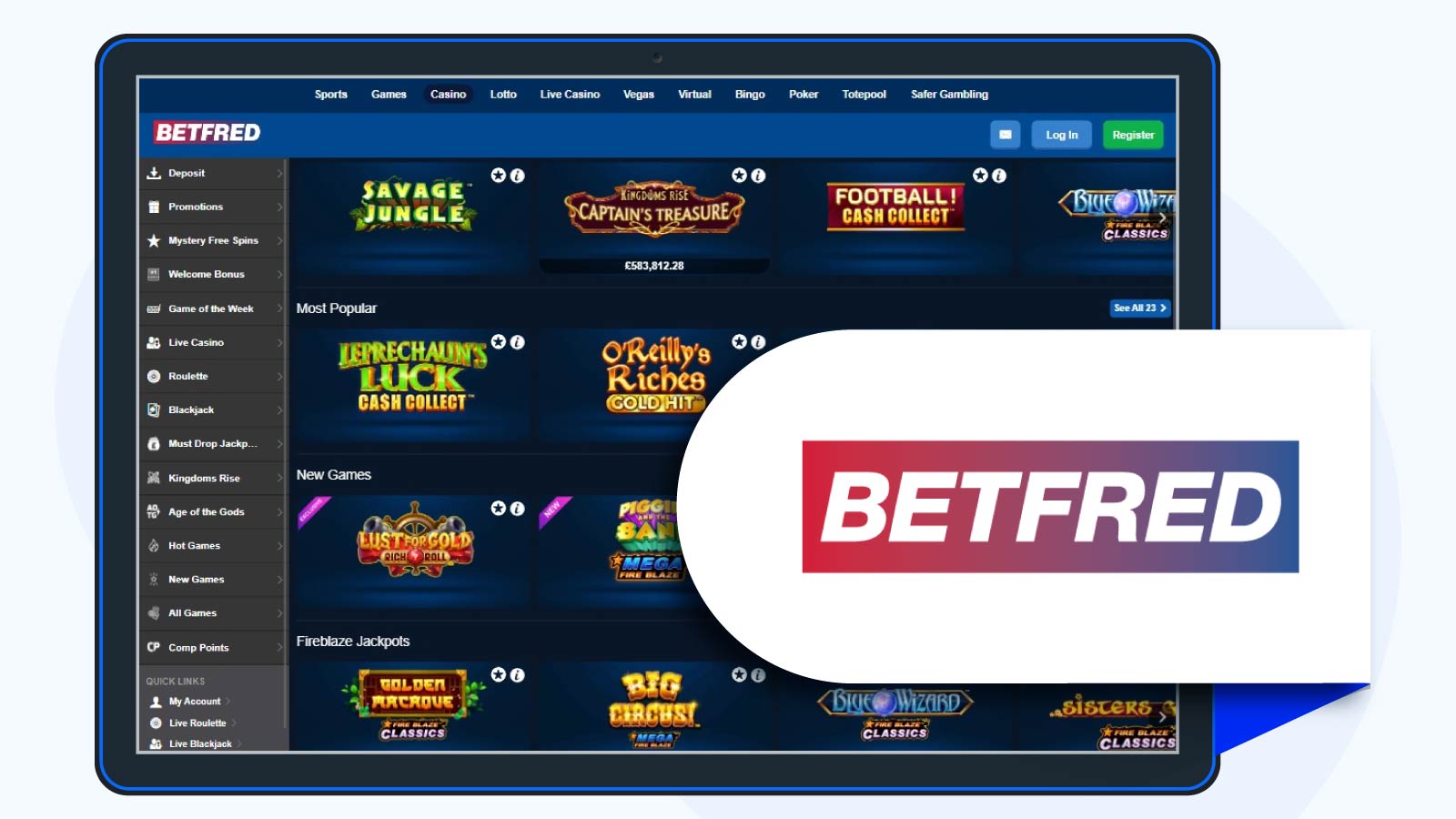 Betfred-Casino-Low-Minimum-Deposit-Casino-UK-Review
