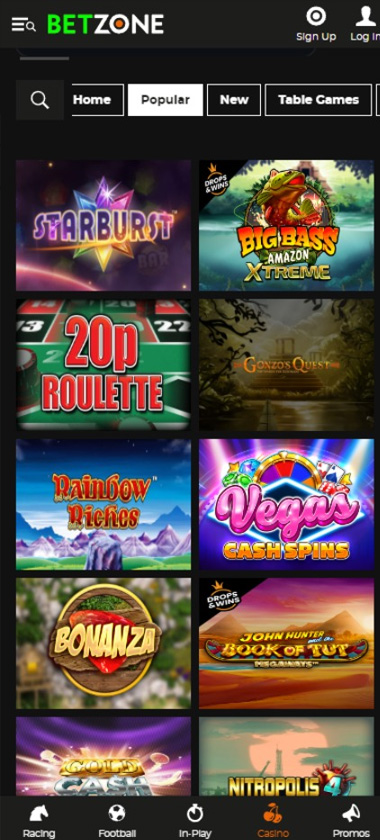 betzone-casino-slots-variety-mobile-review