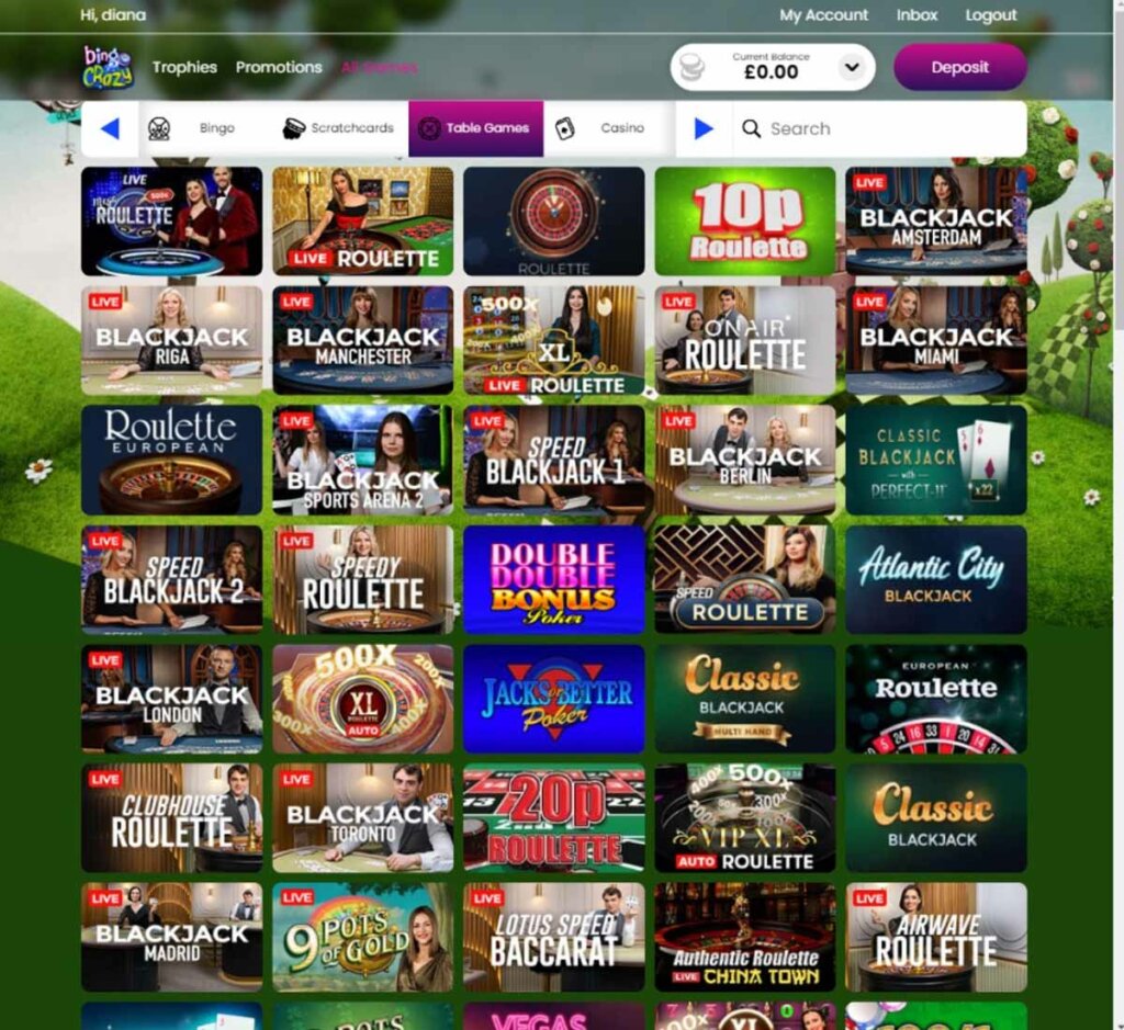 bingo-crazy-casino-live-dealer-games-collection-review