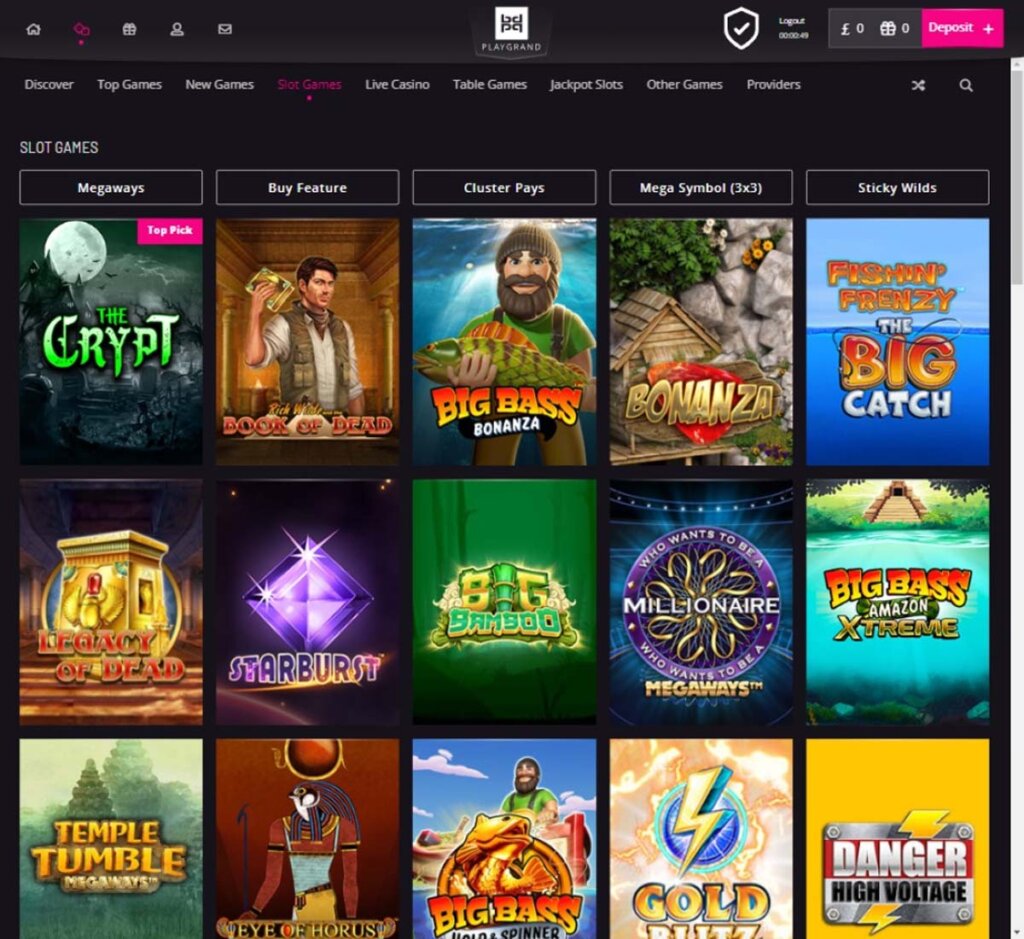 playgrand-casino-slots-variety-review