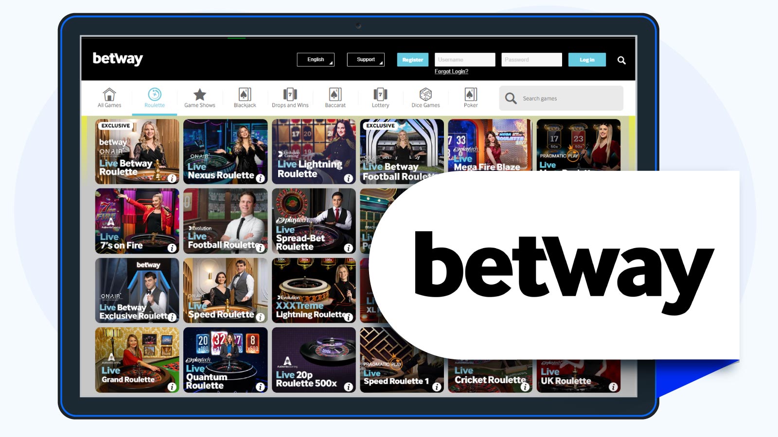 Betway Casino Casino of the Month