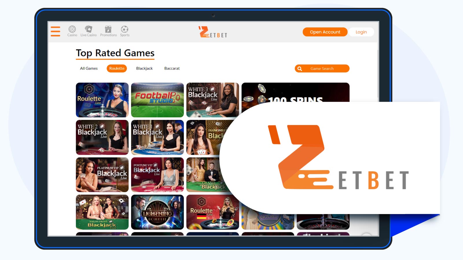 ZetBet Casino Best Live Roulette Collection