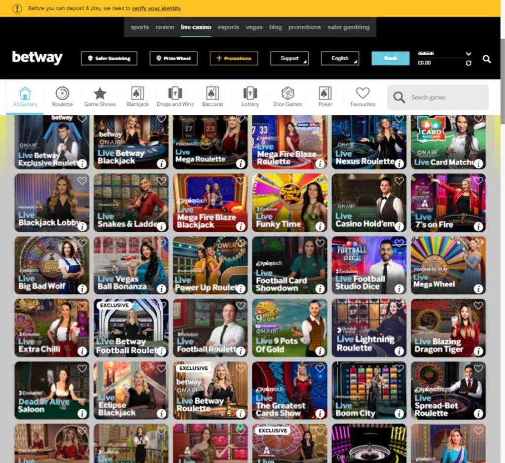 betway-casino-live-dealer-games-collection-review