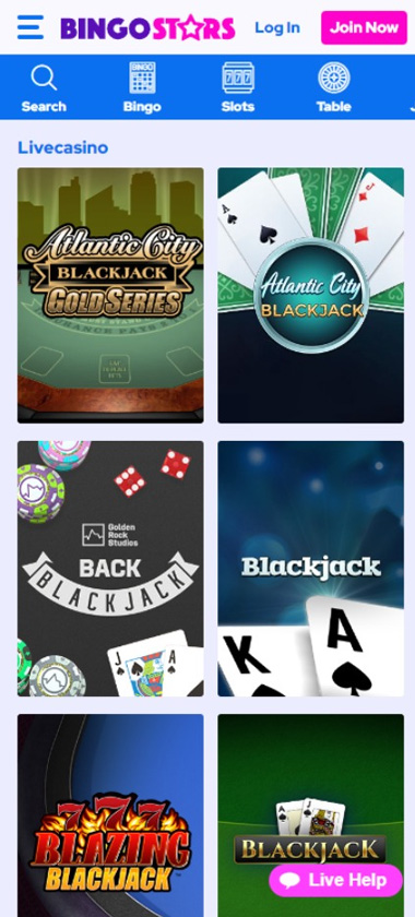 bingo-stars-casino-live-blackjack-games-mobile-review