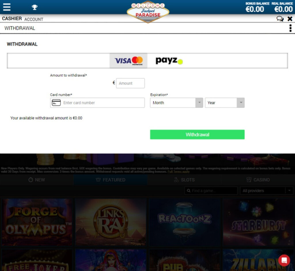jackpot-paradise-casino-cashout-methods-available-review