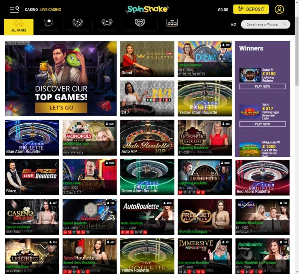 spin-shake-casino-live-dealer-games-collection-review
