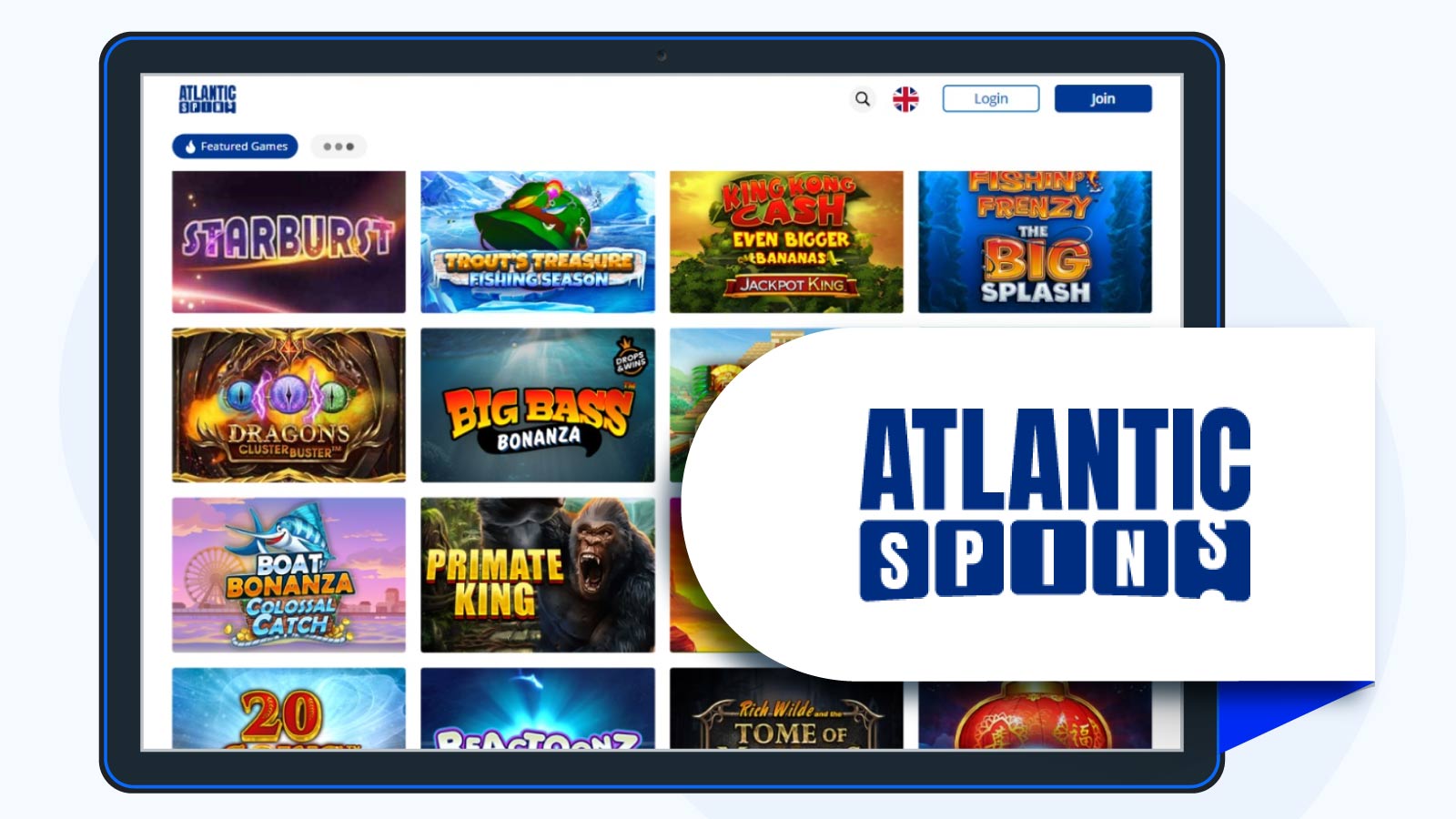Atlantic-Spins-Casino Player's-Choice-Casino-with-Trustly