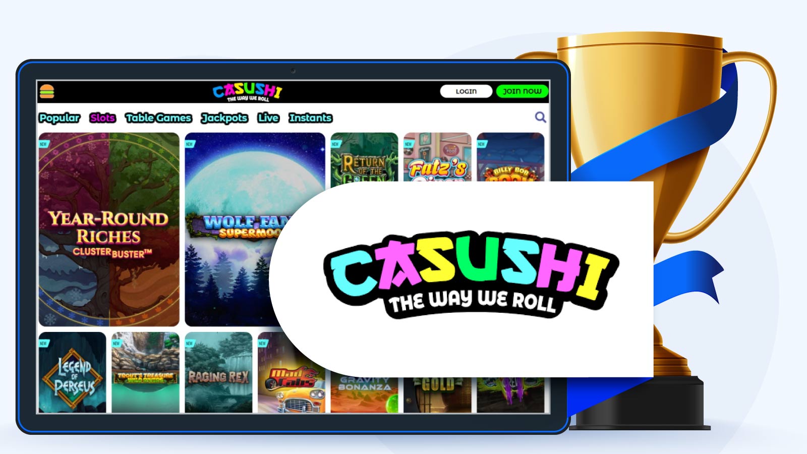 Casushi-Casino Overall-Best-Trustly-Casino-Site
