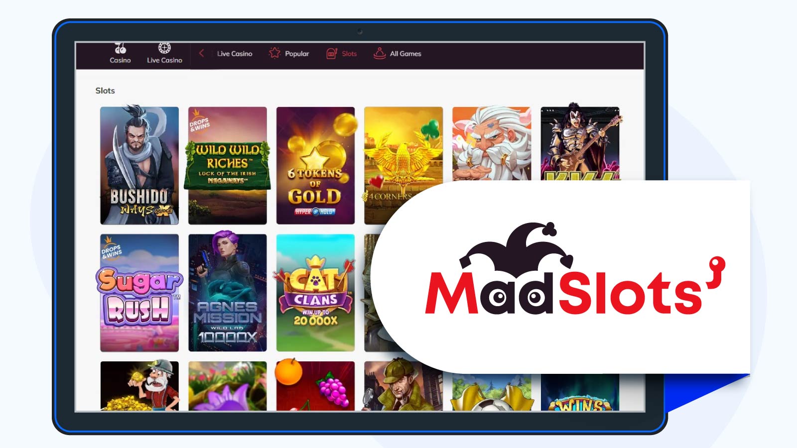 Newest-Microgaming-Casino-Site MadSlots 