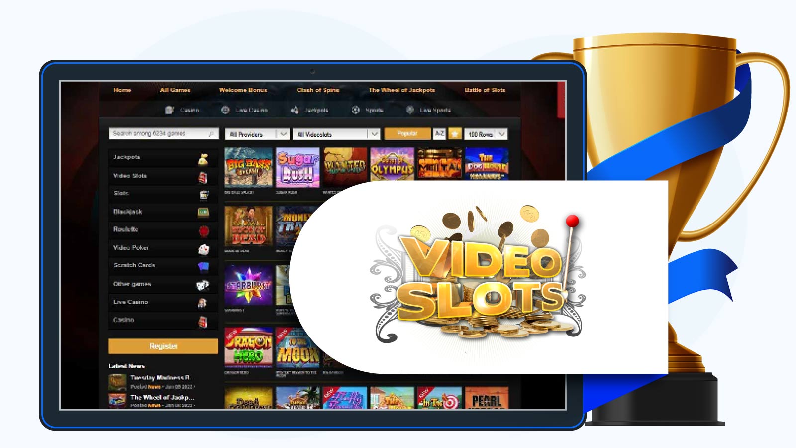 Videoslots Casino Best Neteller Casino Overall