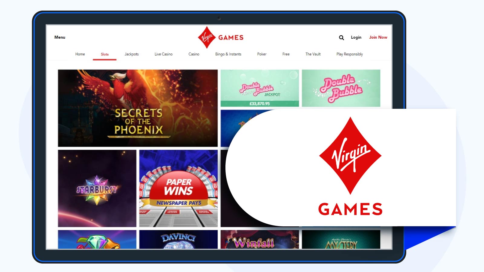 Virgin Games Casino First Deposit Bonus Is Our Runner-Up Bonus