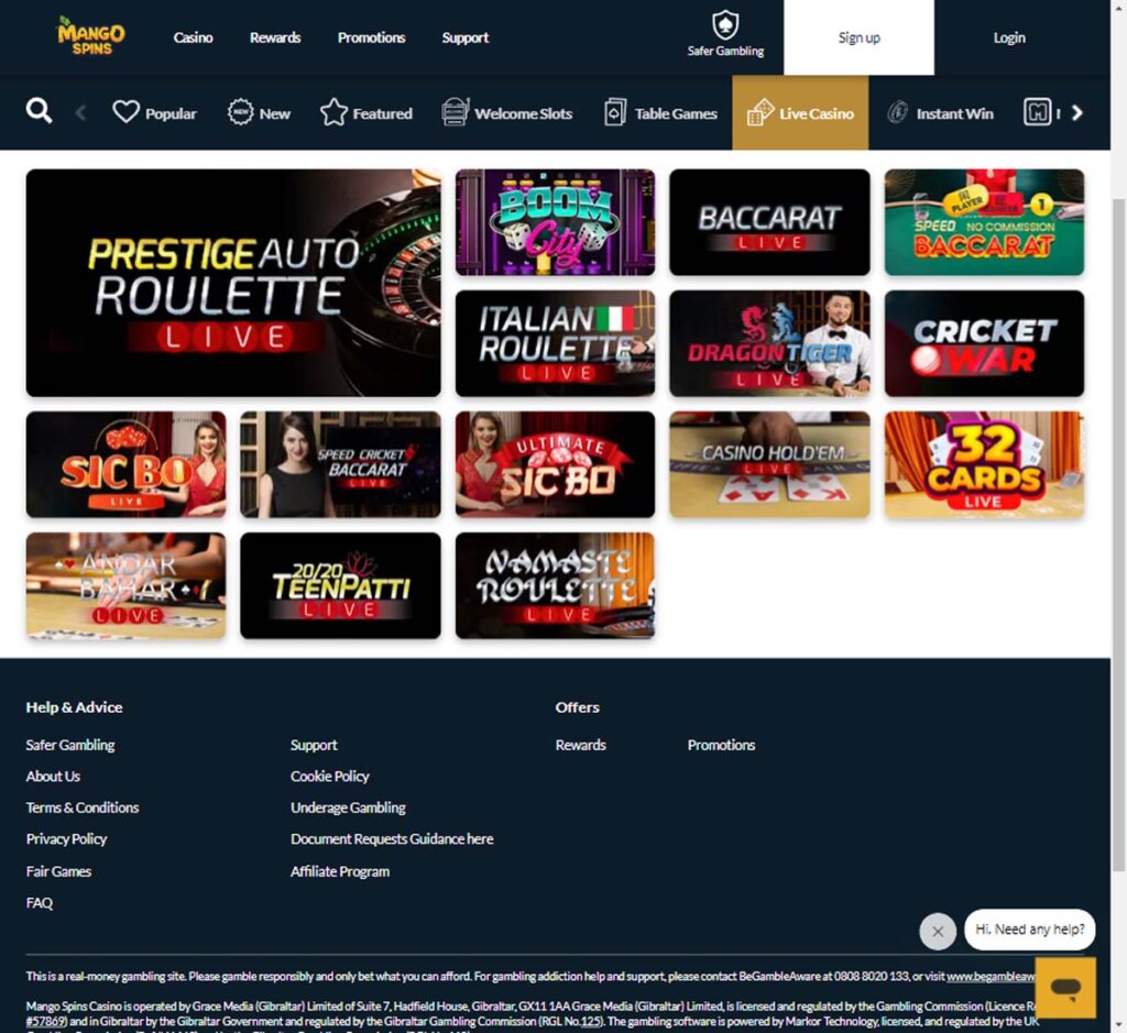 mango-spins-casino-live-dealer-games-collection-review