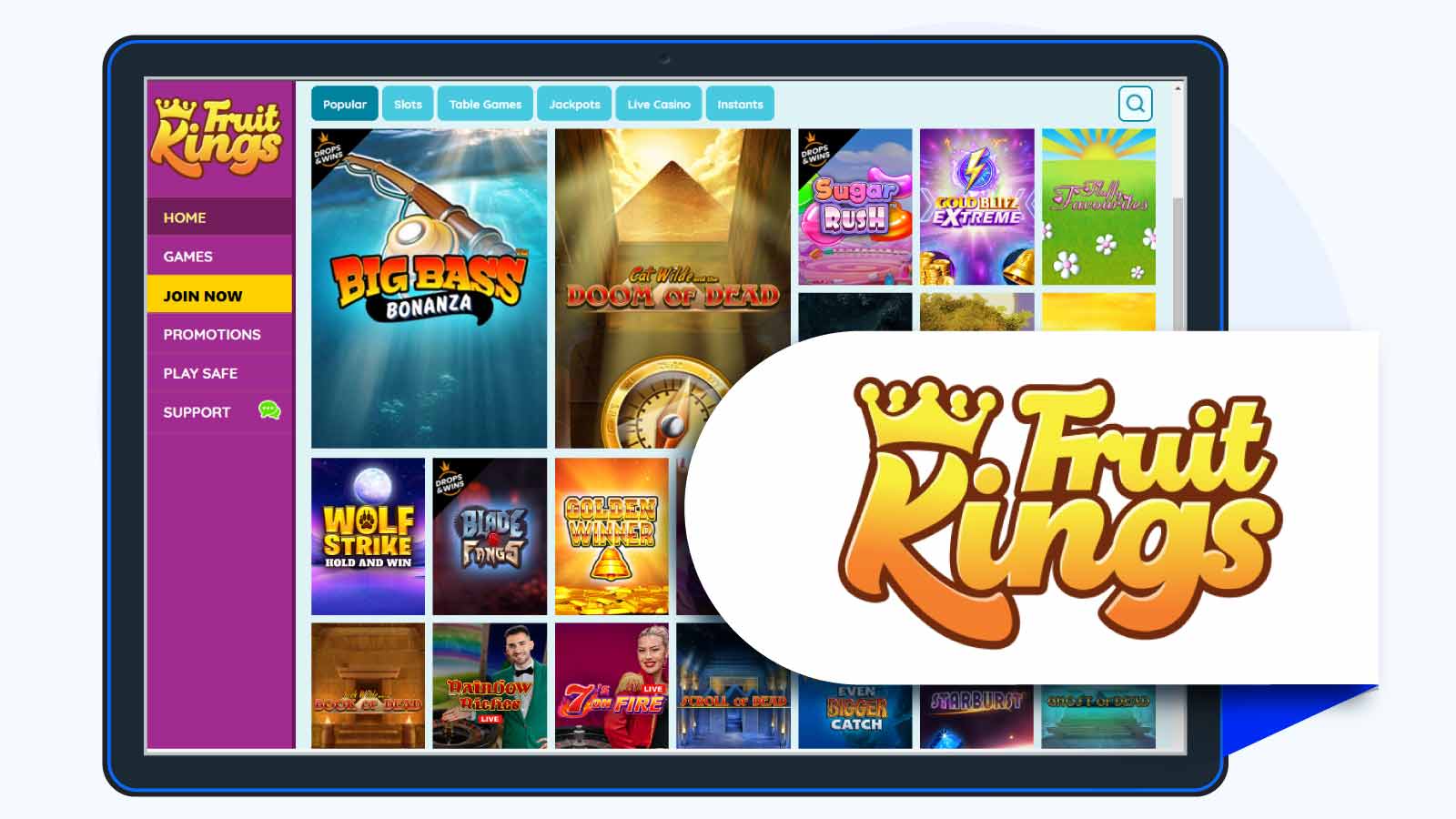 FruitKing Casino in Highest Payout Online Casinos