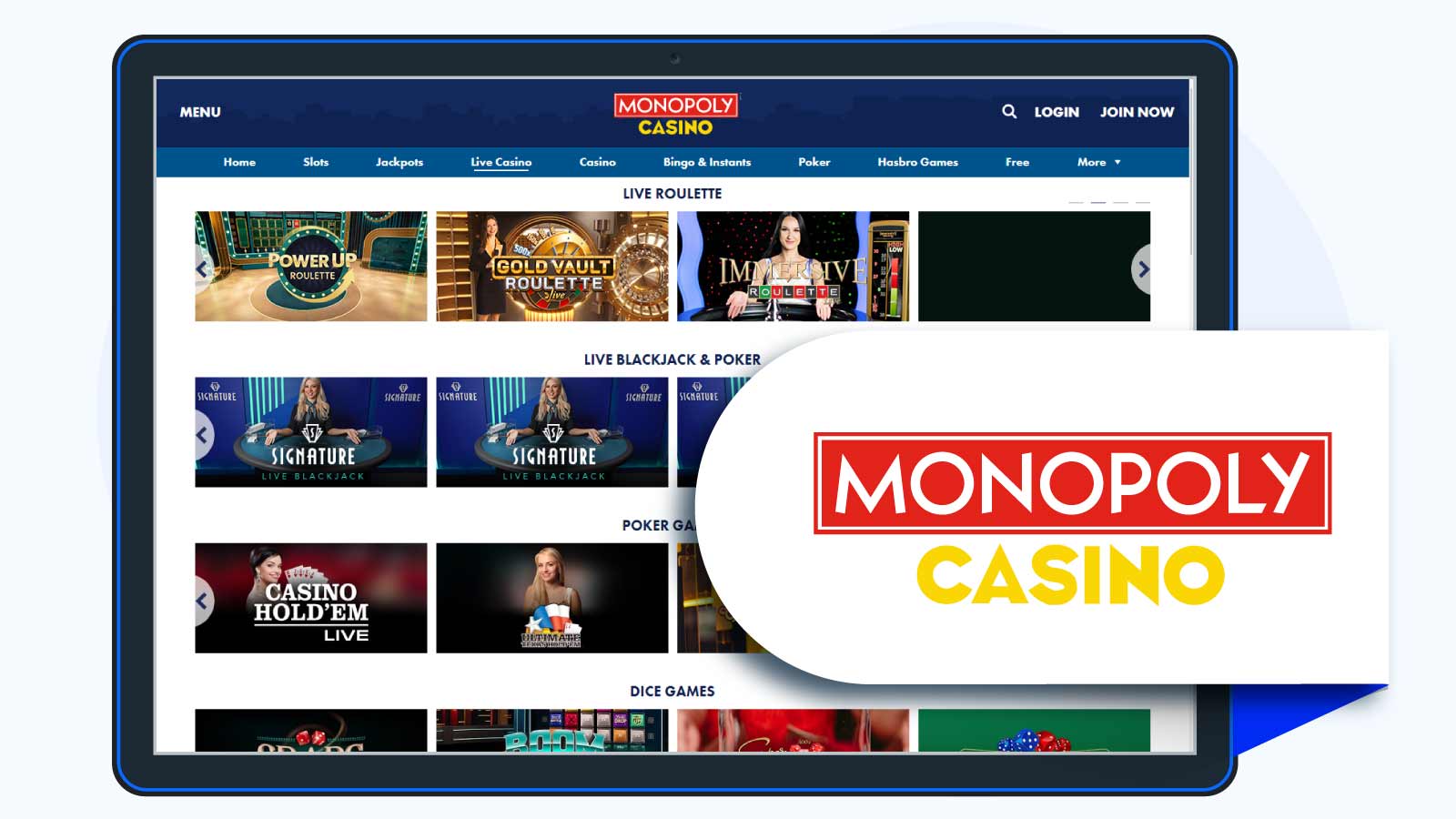 Monopoly Casino Evolution Gaming Casino