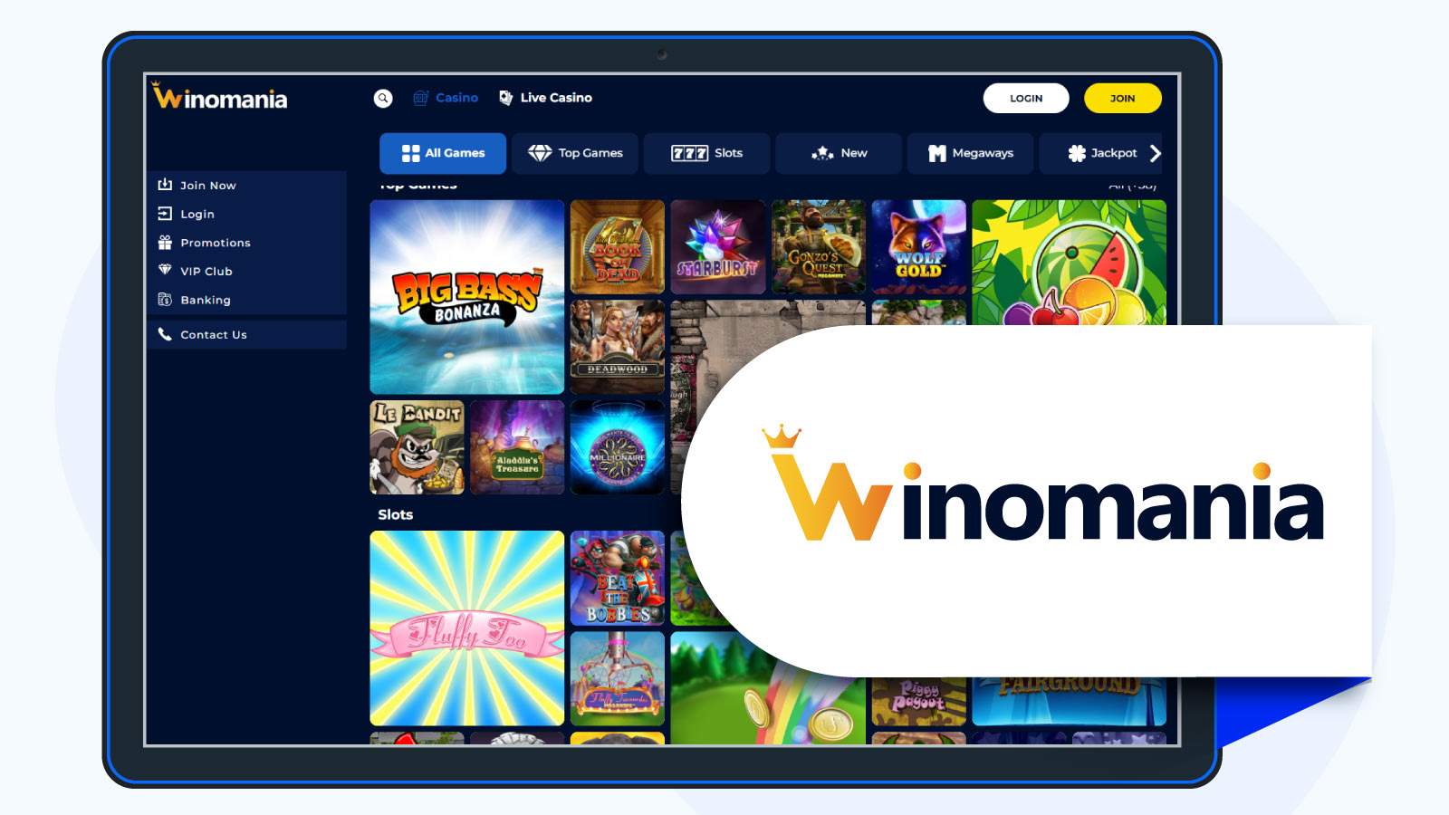 Winomania Casino in Highest Payout Online Casinos