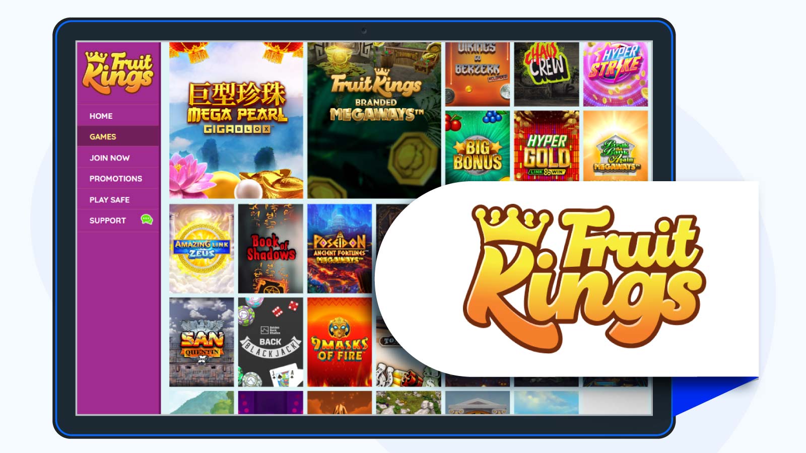 Fruit-Kings-Casino-100%-Deposit-Bonus-Casinos
