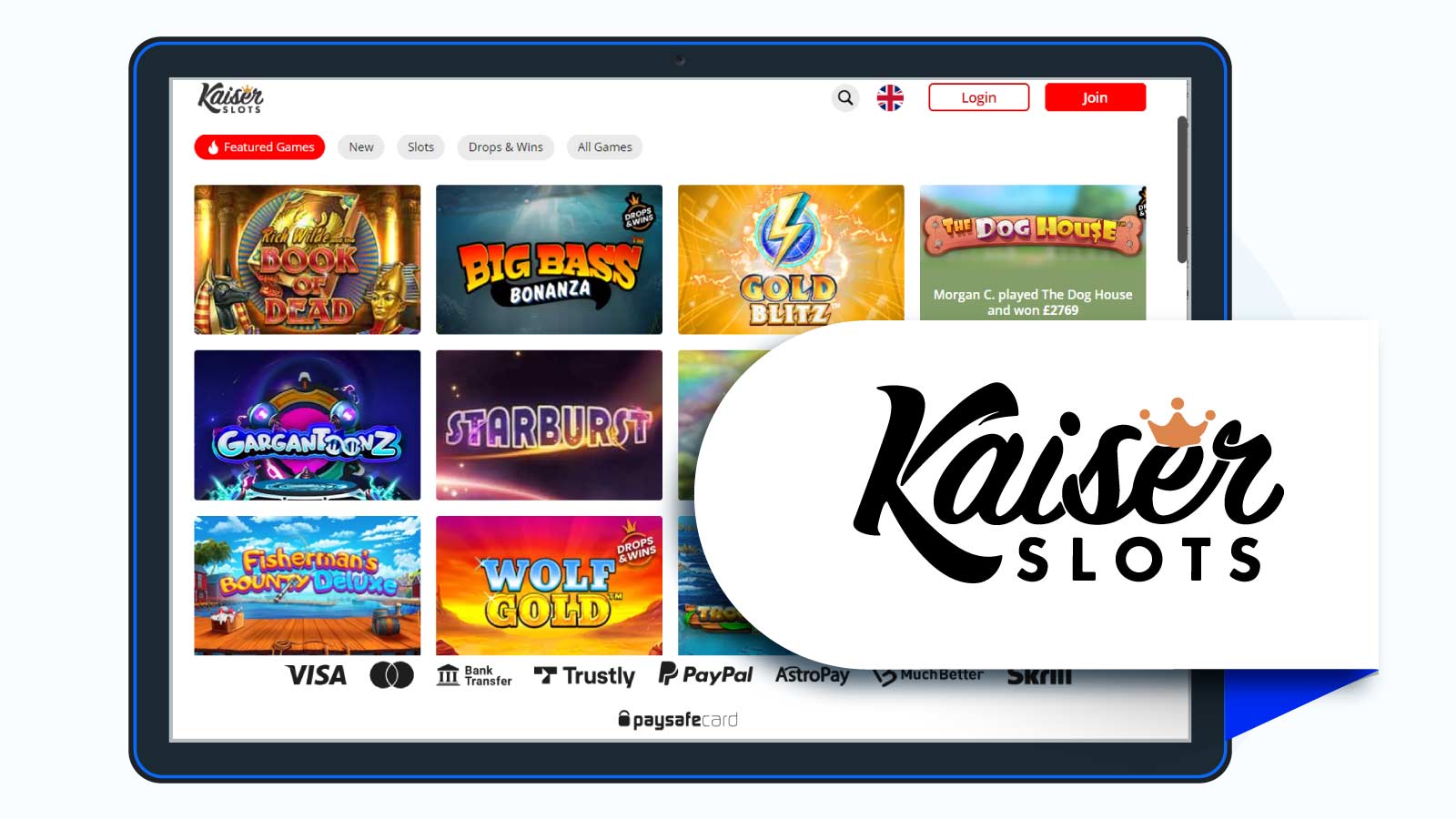 Kaiser Slots Casino- Audience Favourite