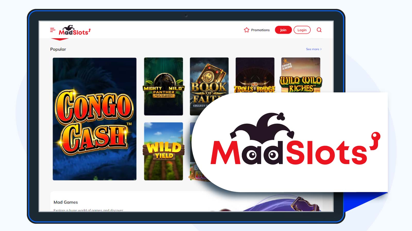 MadSlots-100%-Deposit-Bonus-Casinos