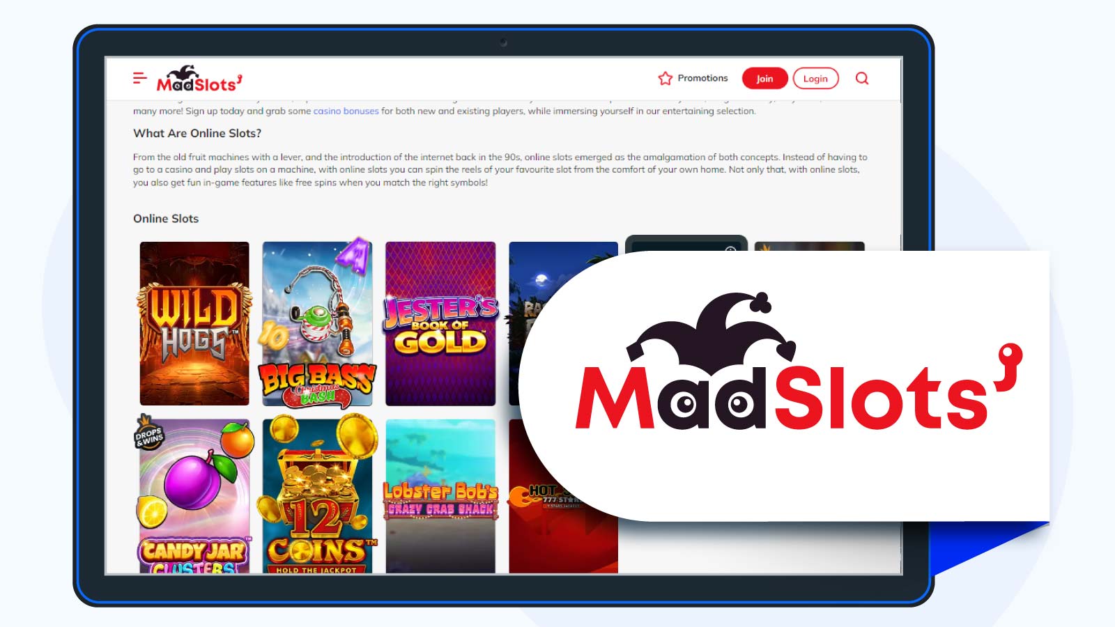 MadSlots-Casino-Best £10 Deposit Casino Bonuses UK
