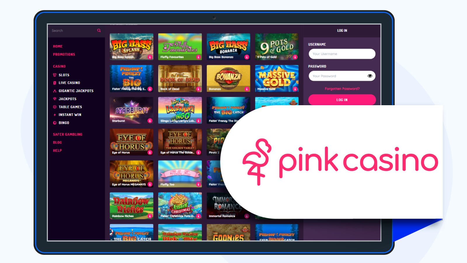 Pink-Casino-Most-Compatible-With-PayPal