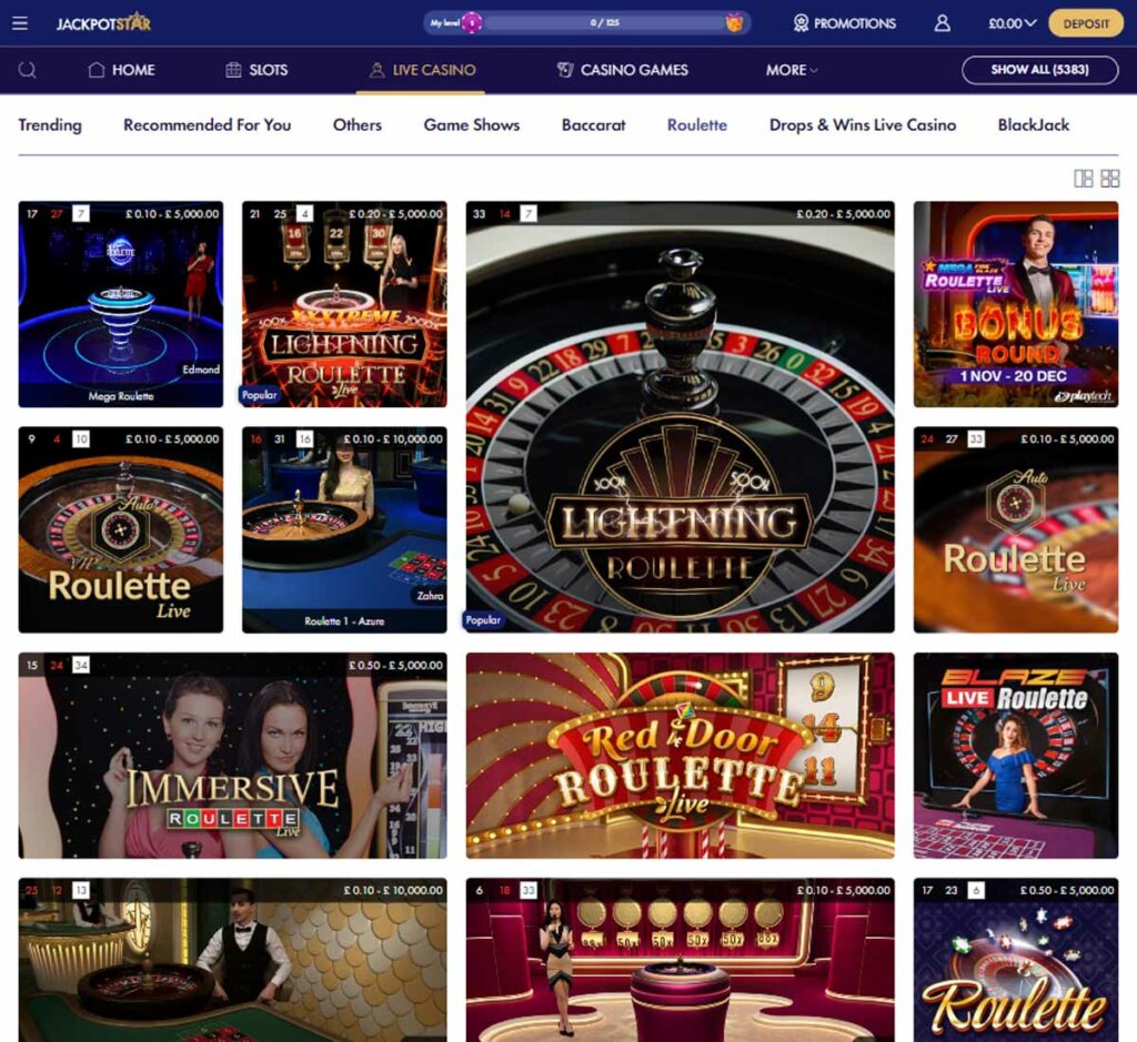 jackpot-star-casino-live-dealer-roulette-games-review