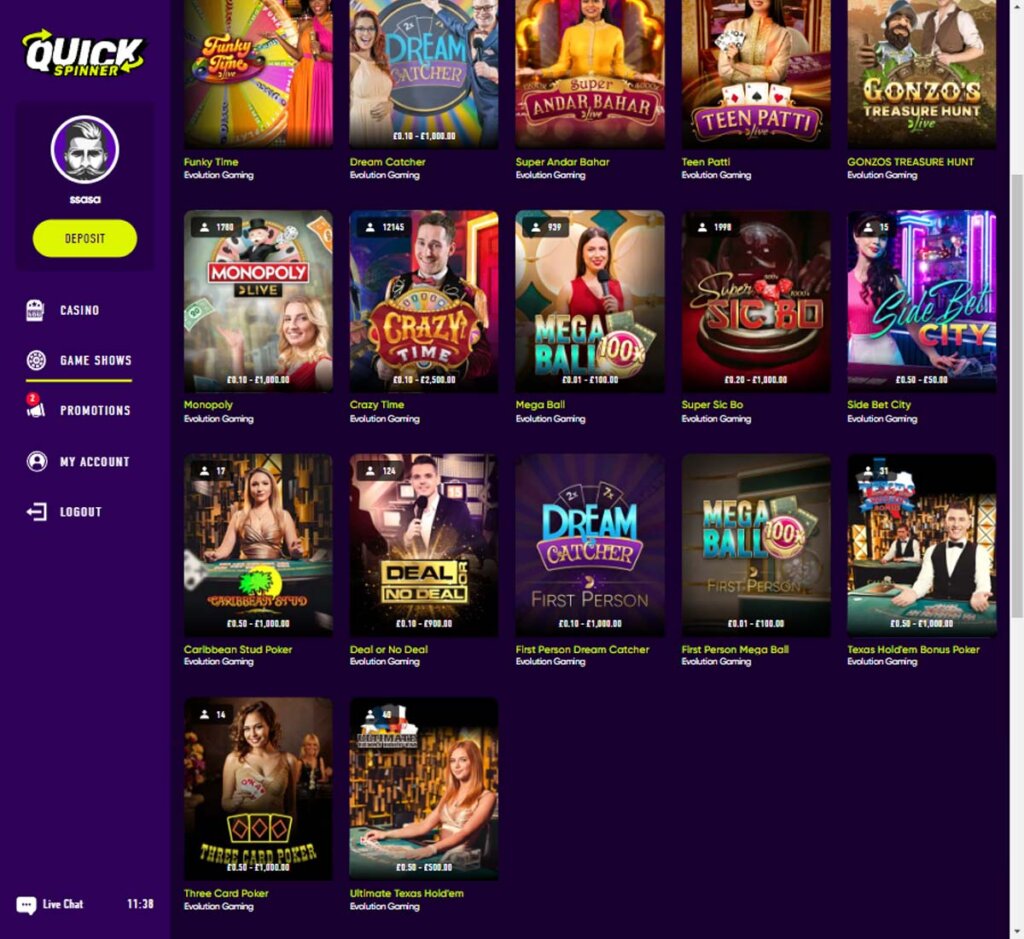 quick-spinner-casino-live-dealer-games-review