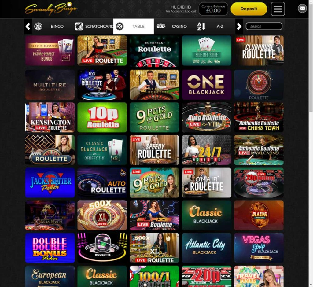 swanky-bingo-casino-live-dealer-games-collection-review