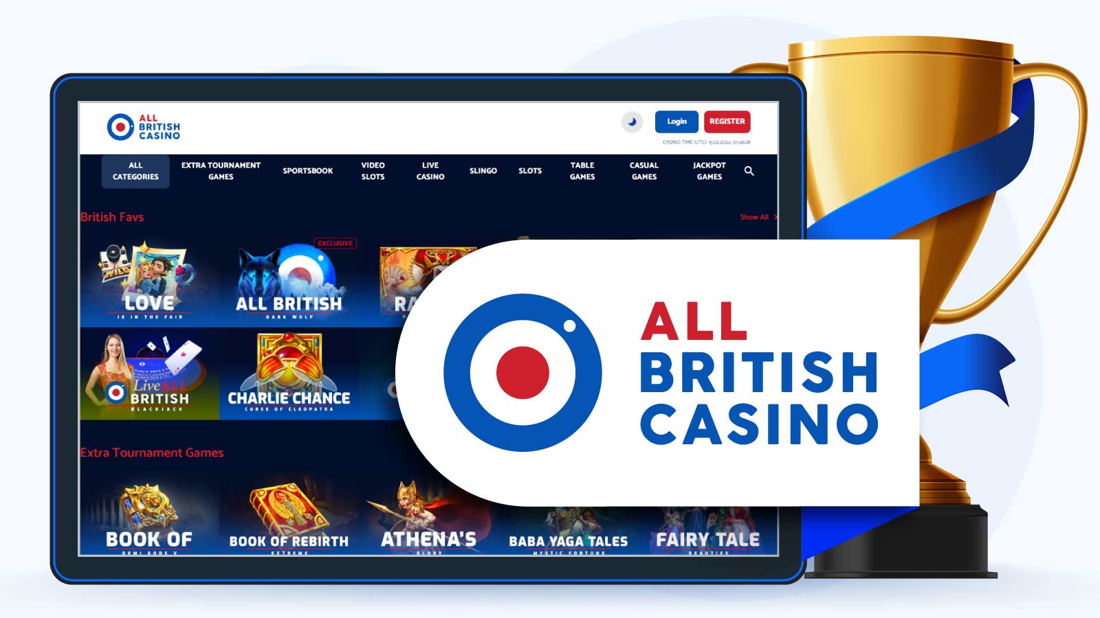 All British Casino – Best for Game selection