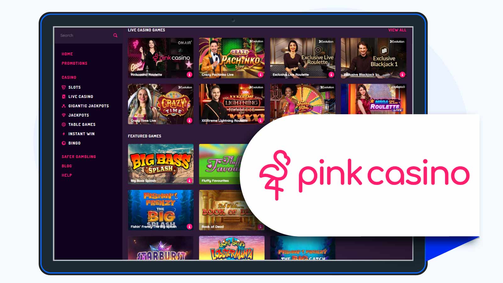 Pink Casino – Most Secured Playtech Online Casino