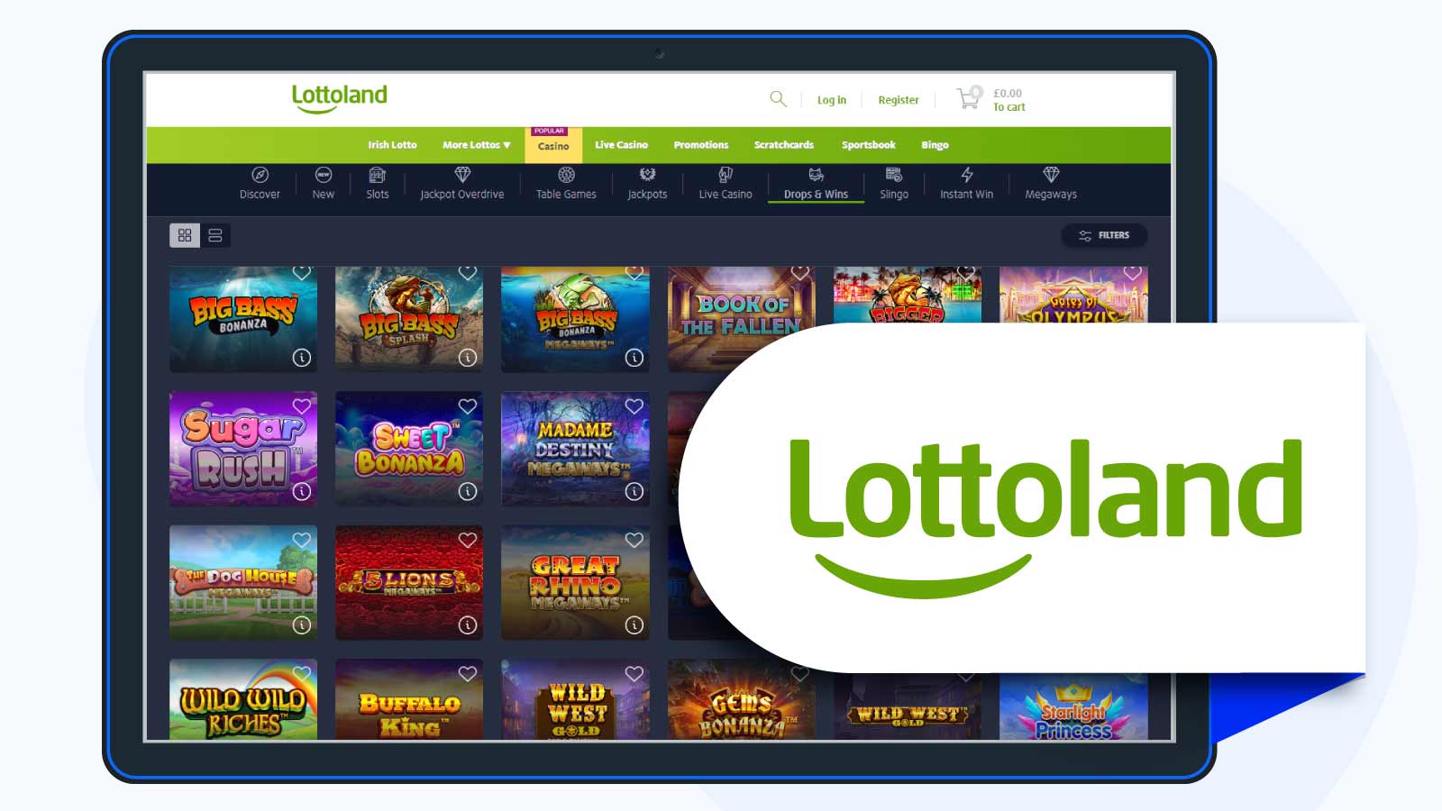 Lottoland Casino – Editor’s Choice For Slots Selection