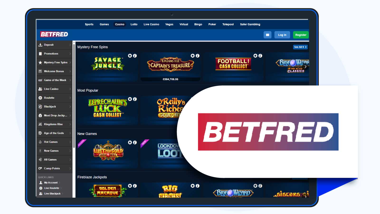 Betfred Casino – Best PayPal Casino for Low-Budget Players